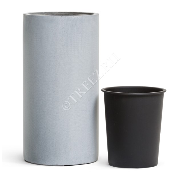Кашпо Effectory Beton Серый ледник
