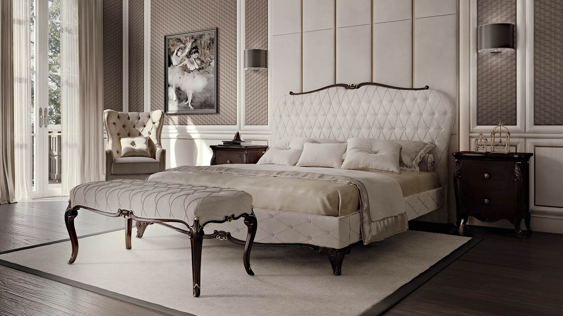 Классическая мебель в современной квартире в салоне Мебель Да Винчи