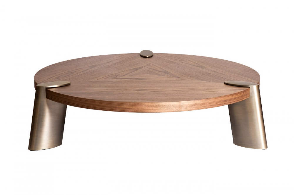 Стол журнальный св.орех столешница d120 58DB-CT17191LT