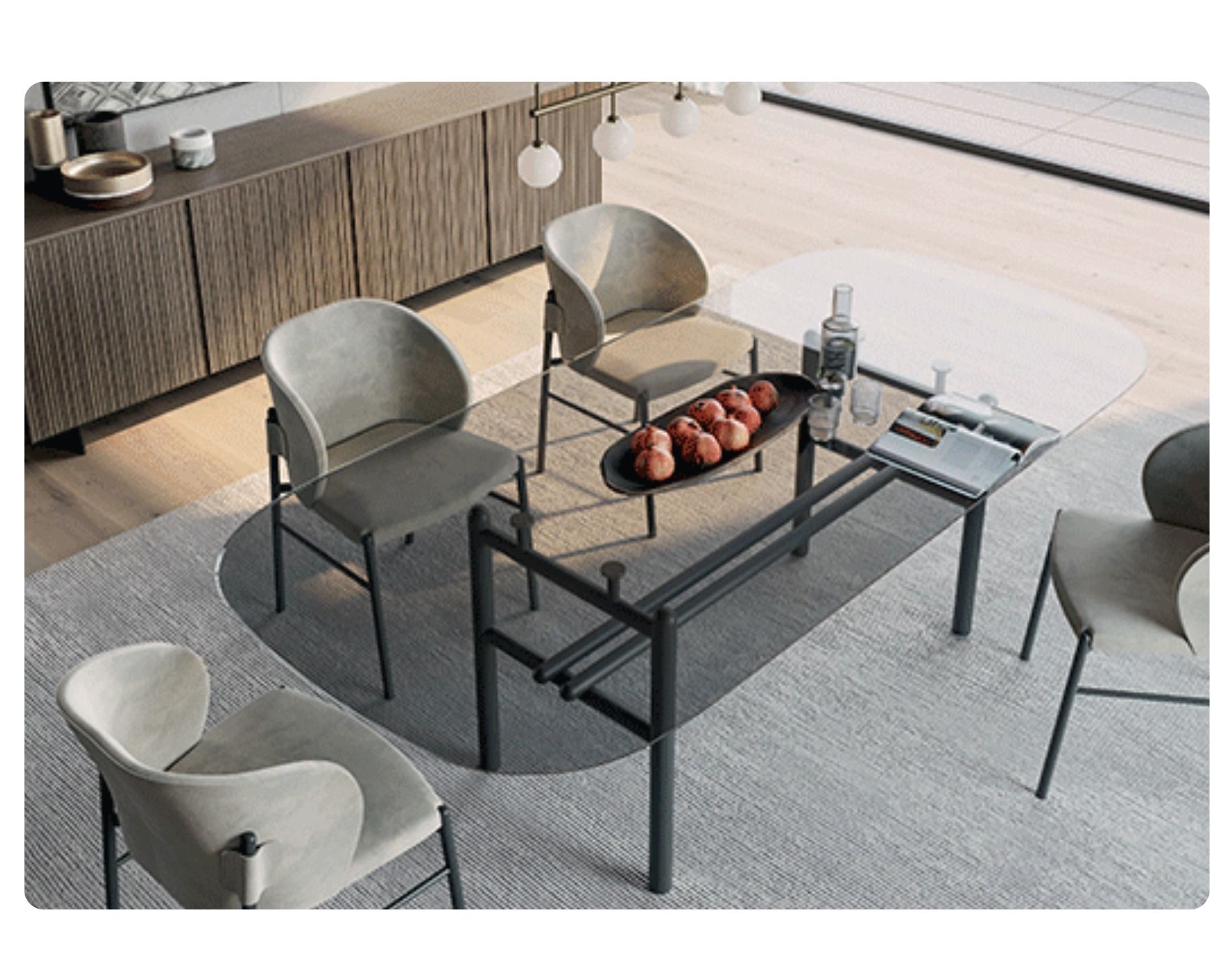 Стол Supernova фабрики Dallagnese