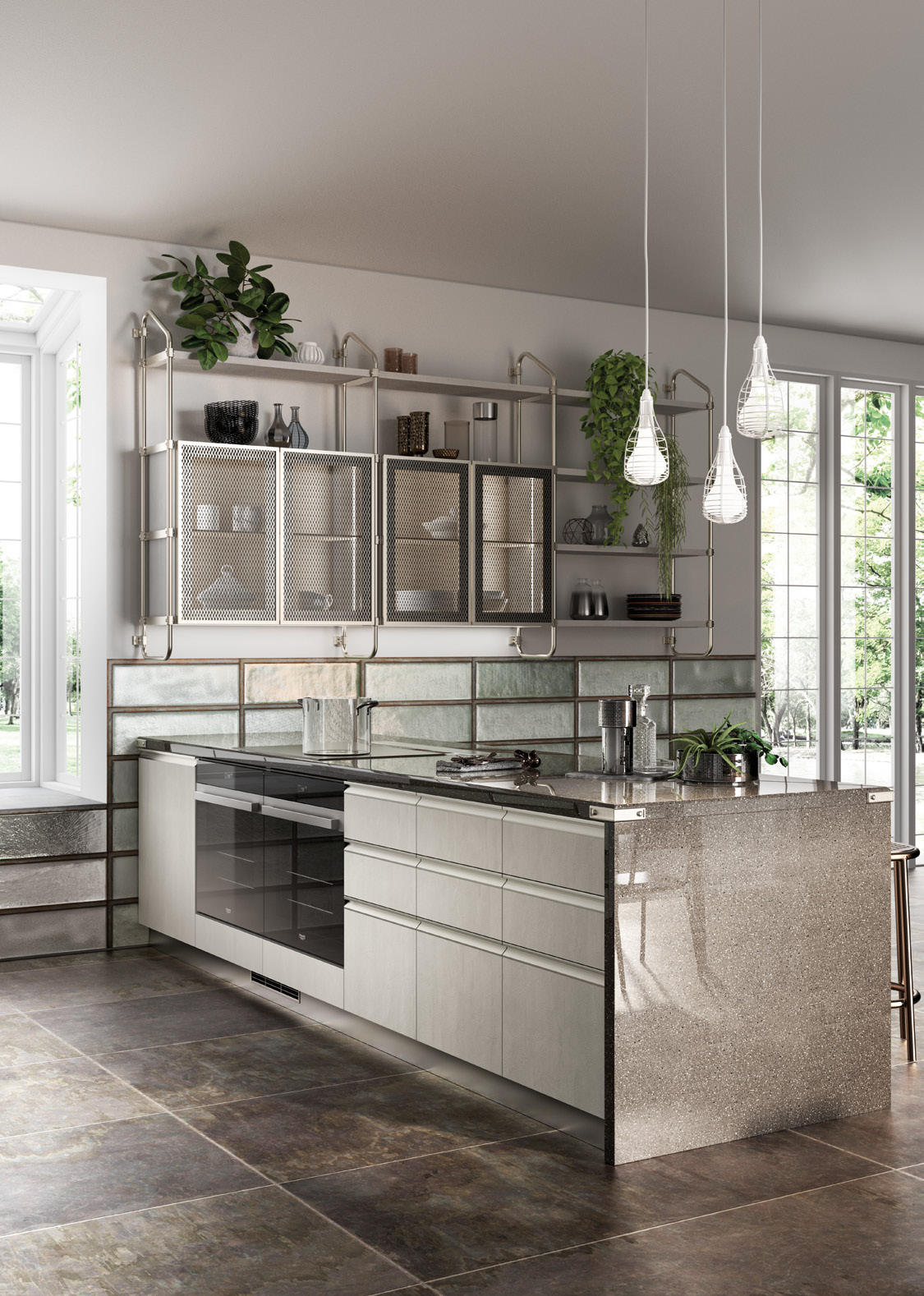 Кухня Diesel Open Workshop от Scavolini Италия