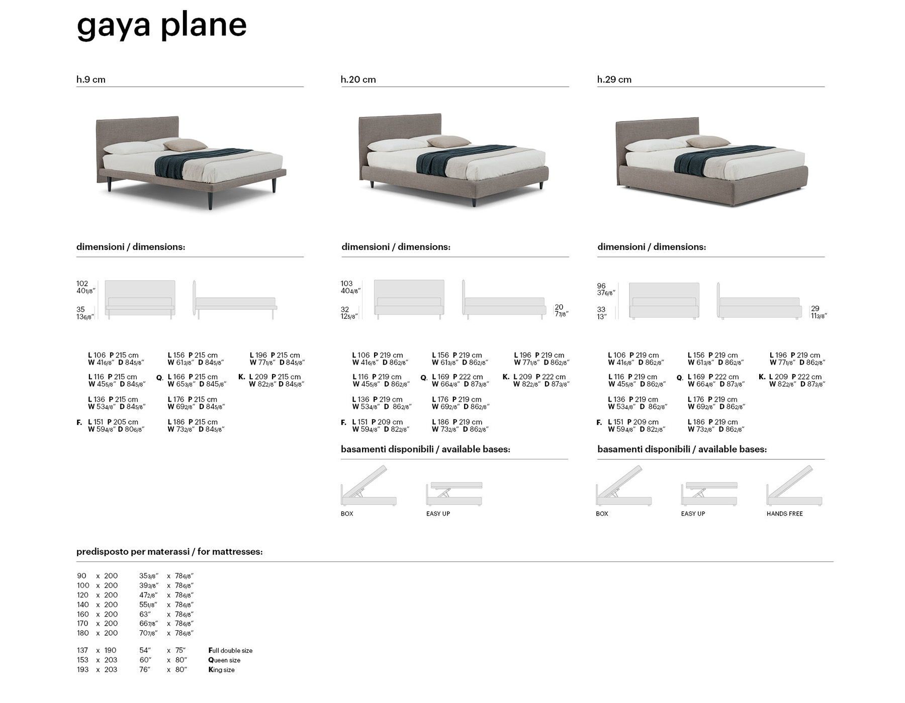 Кровать Gaya фабрики Bolzan
