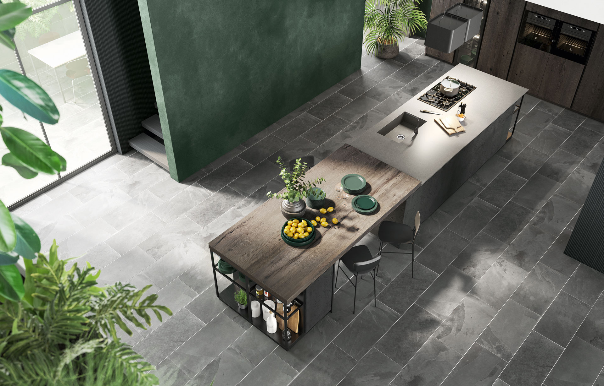 Кухня Oltre Италия LUBE cucine