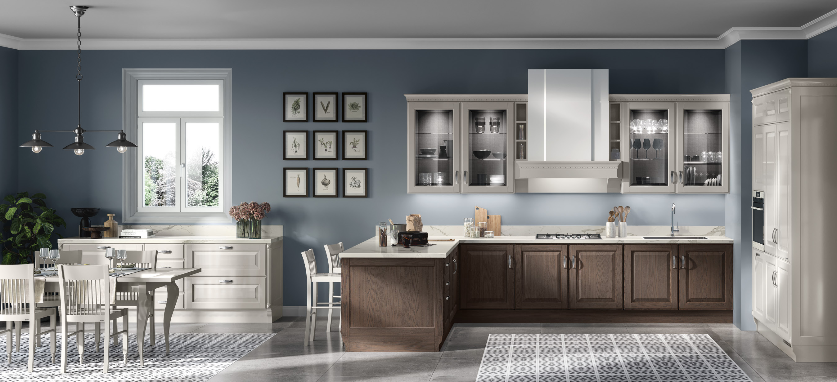 Кухня на заказ Baltimora Италия Scavolini