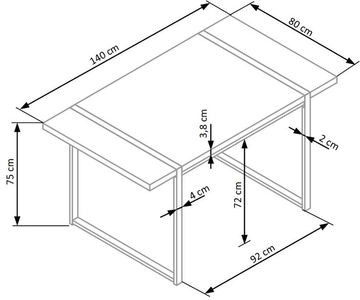 Стол HALMAR_SIGNAL LION