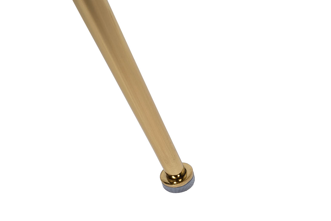 Стул велюр пепельно-розовый, мет.ножки 50*53*77см