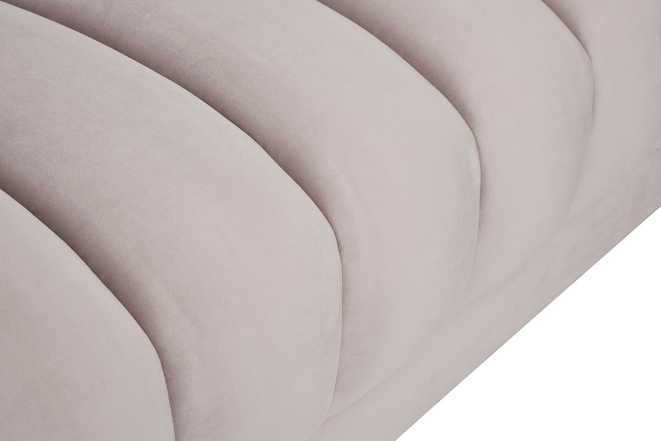 Диван Fabio трехмест. велюр беж. FABIO-3-2K-Colt1001