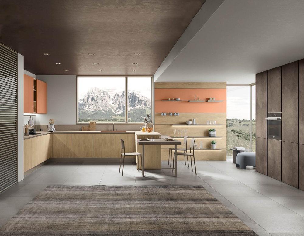 Кухня Tablet 9 в минималистичном стиле в салоне Мебель Да Винчи