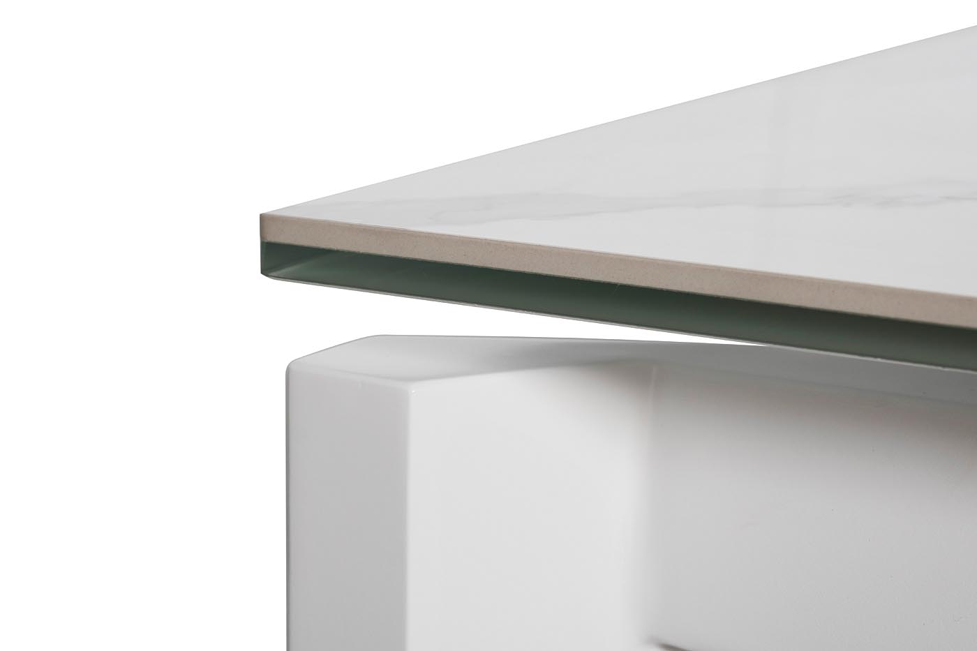 Стол обеденный раскл.керам.бел. 83MC-1948DT WH