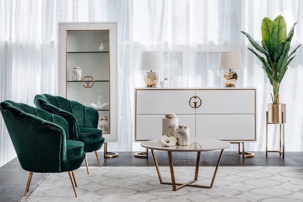 Стол журнальный овальный 30b-855-1