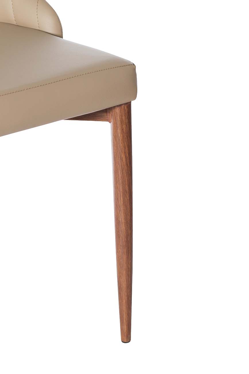 Стул экокожа бежевая 44*58*90см (2)