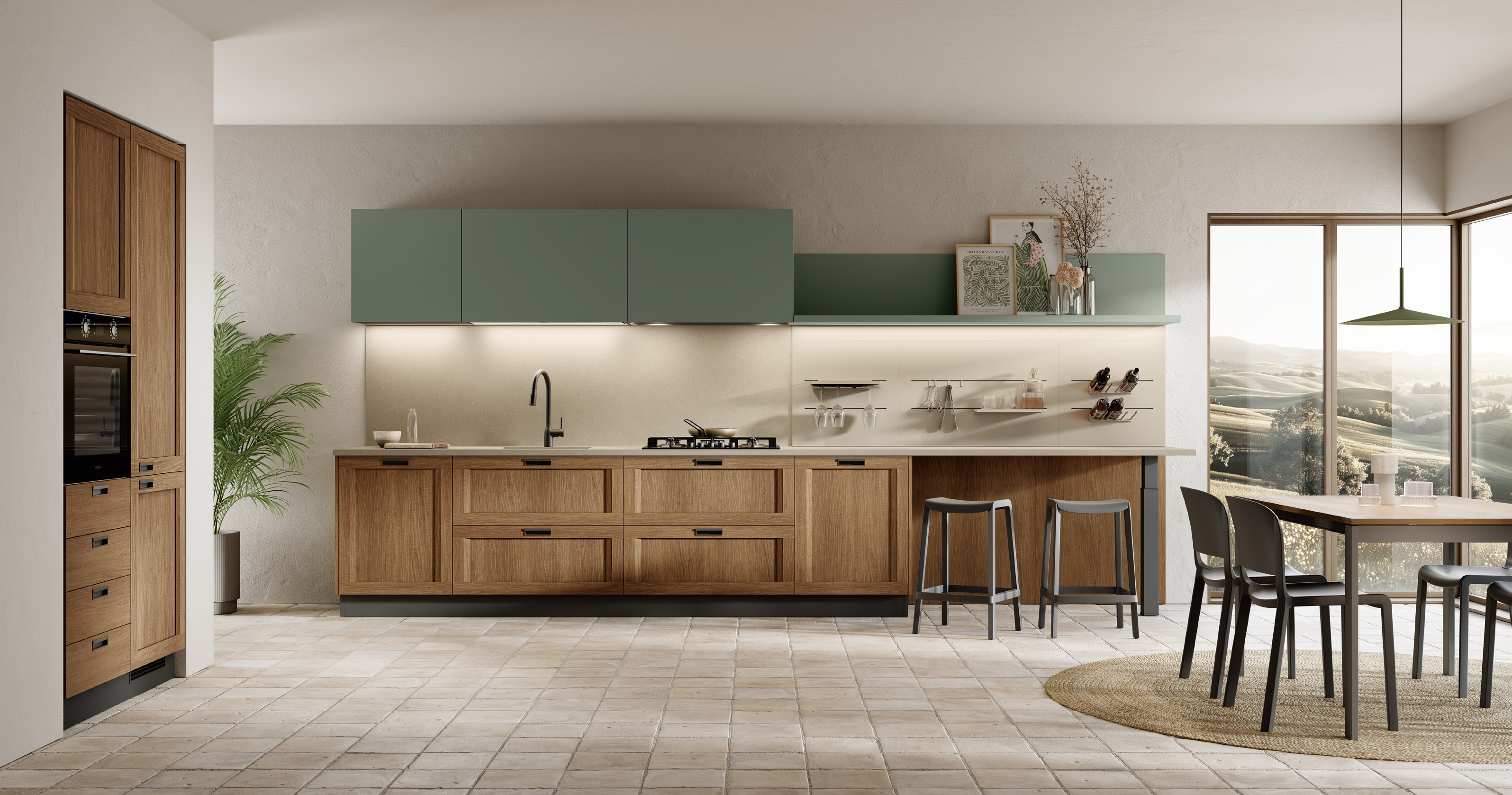 Кухня Moda Италия Scavolini