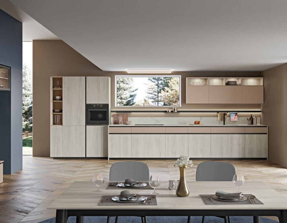 Кухня Tablet 8 в минималистичном стиле в Мебель Да Винчи