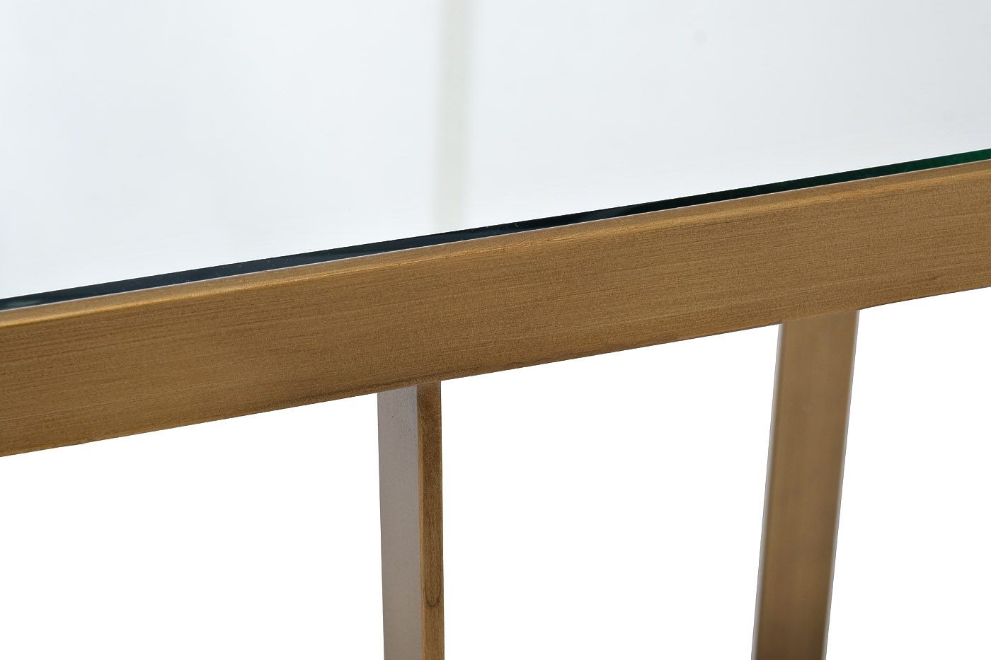 Стол журнальный зеркало/матовое золото KFG095