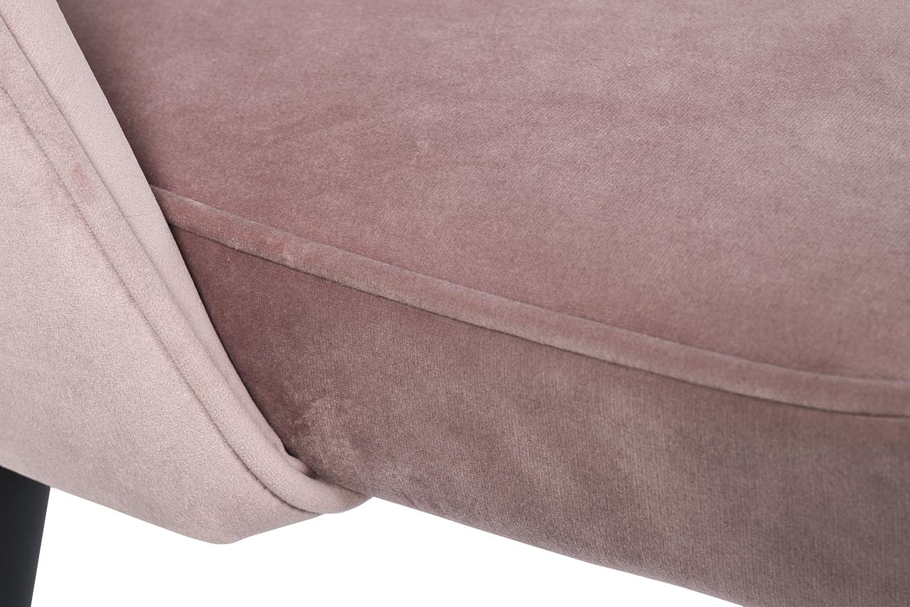 Стул велюр пепельно-розовый 30C-1228F LPI