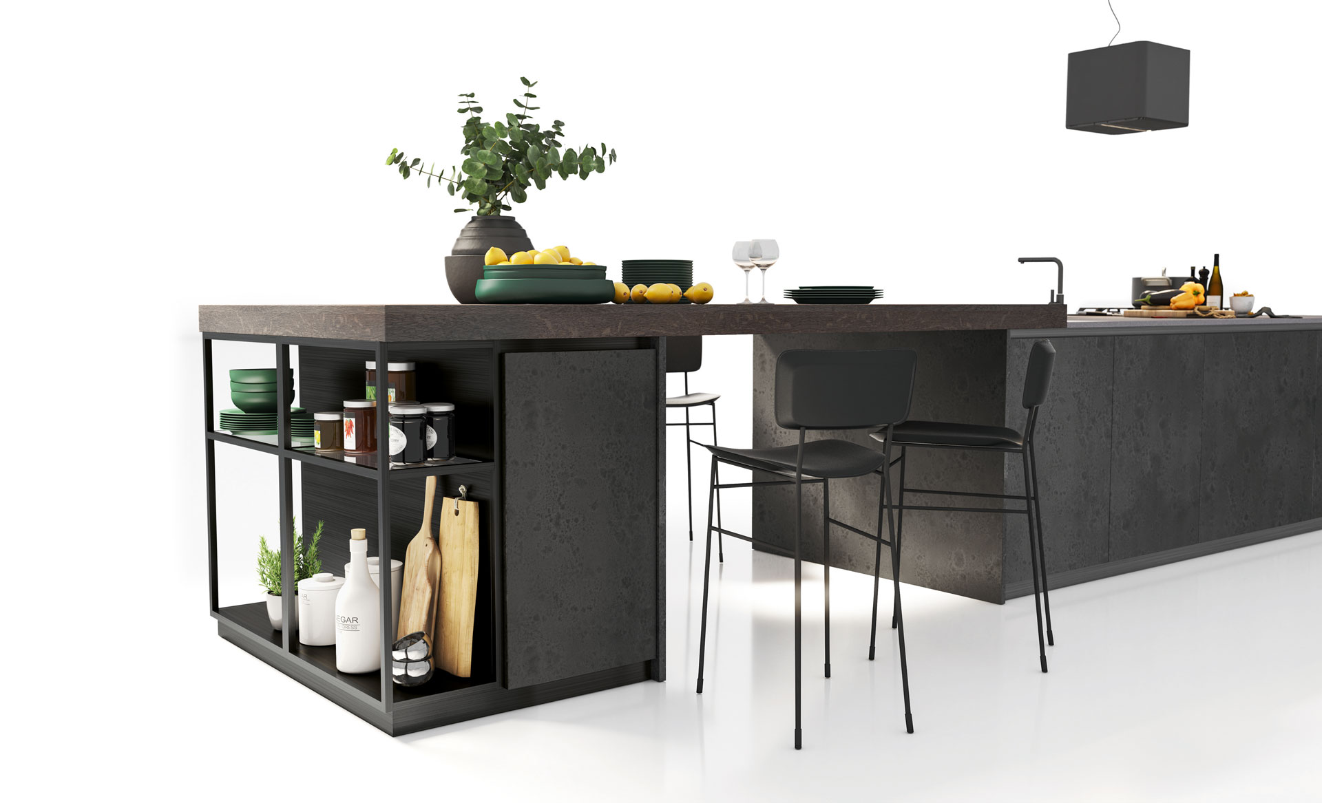 Кухня Oltre Италия LUBE cucine