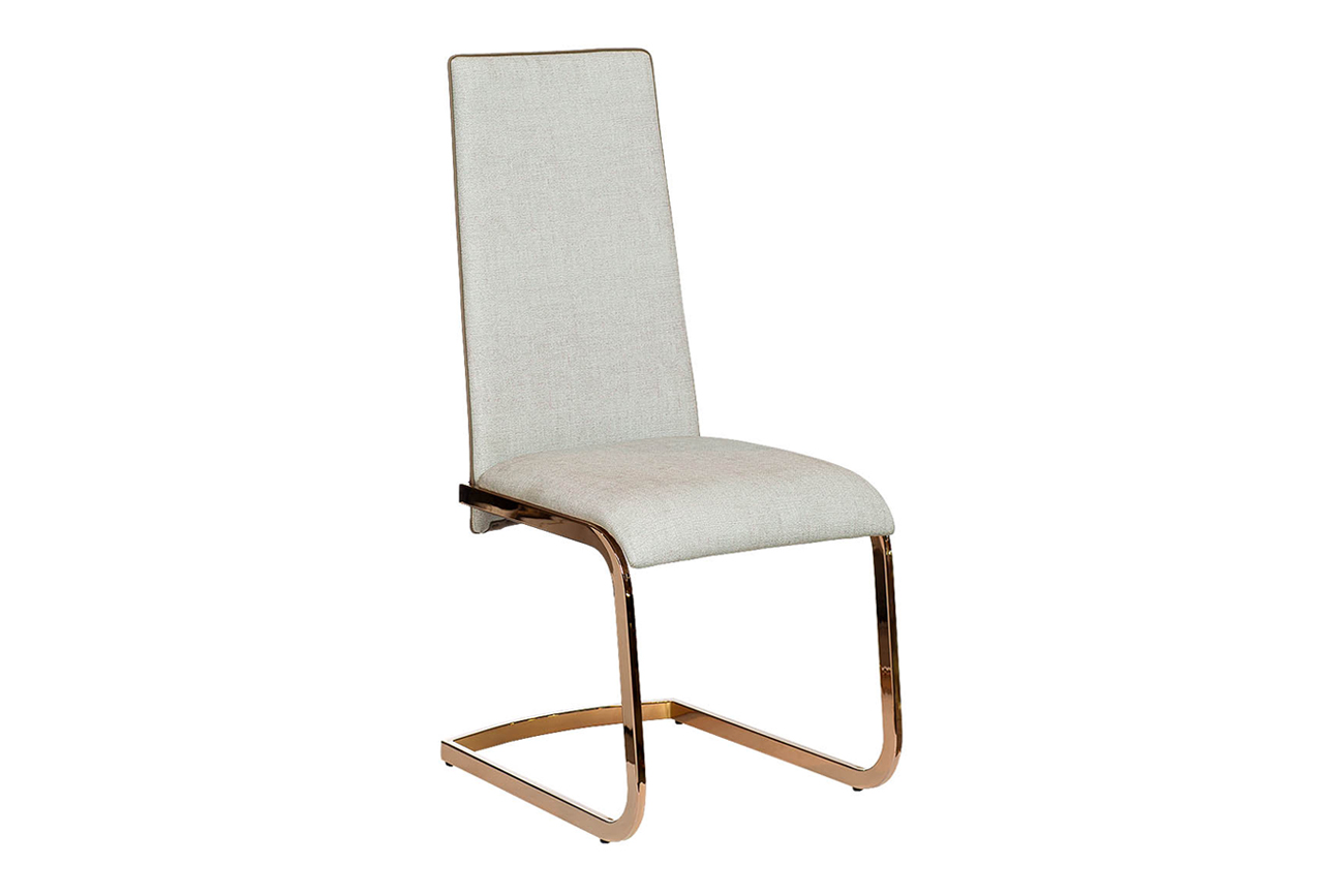 Стул со спинкой ткань бежевая 44*55*103см