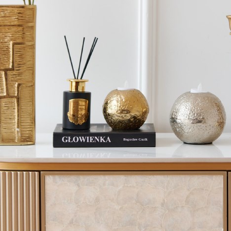 Подсвечники Шар металлические