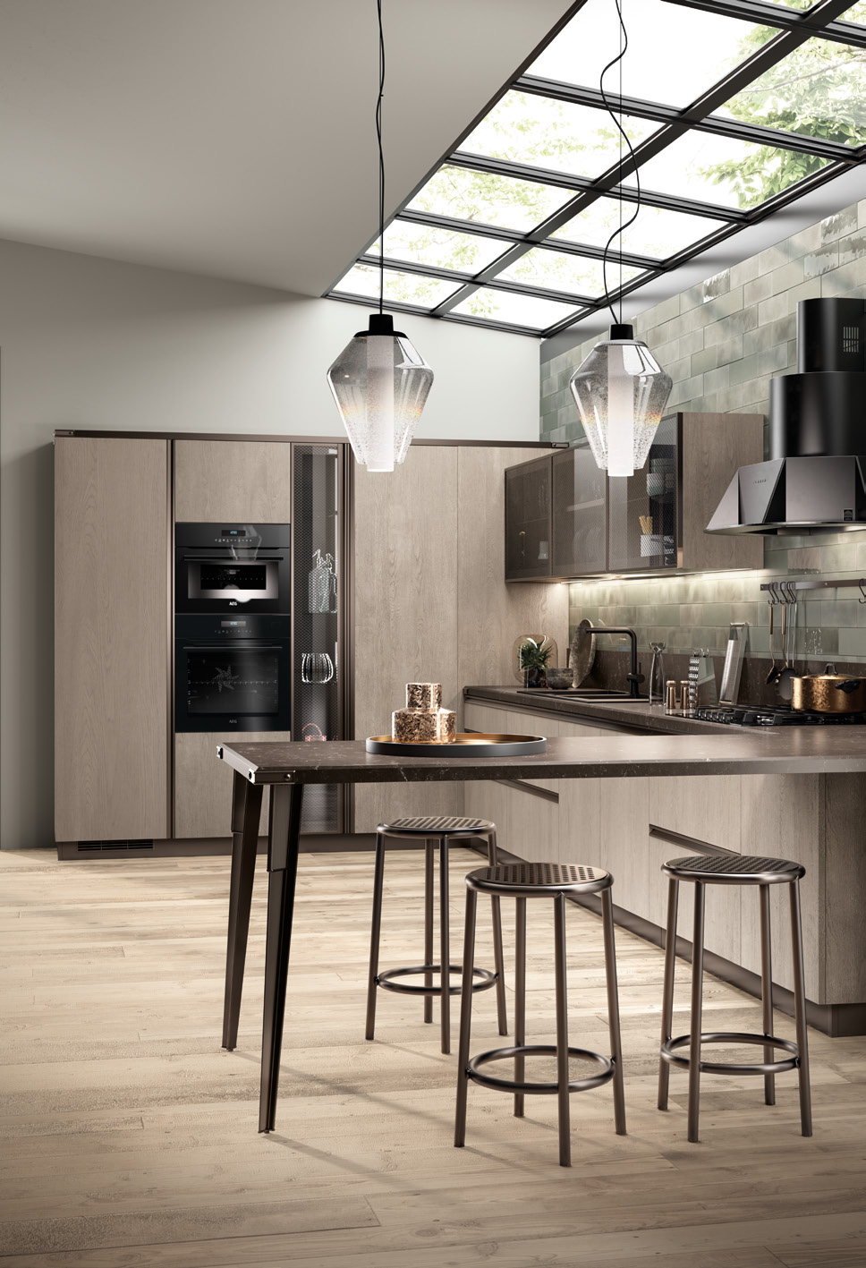 Кухня Diesel Open Workshop от Scavolini Италия
