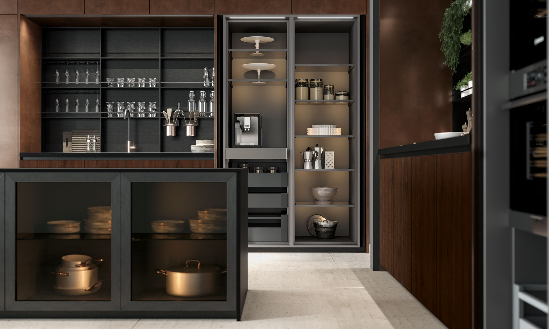 Кухня Oltre Италия LUBE cucine