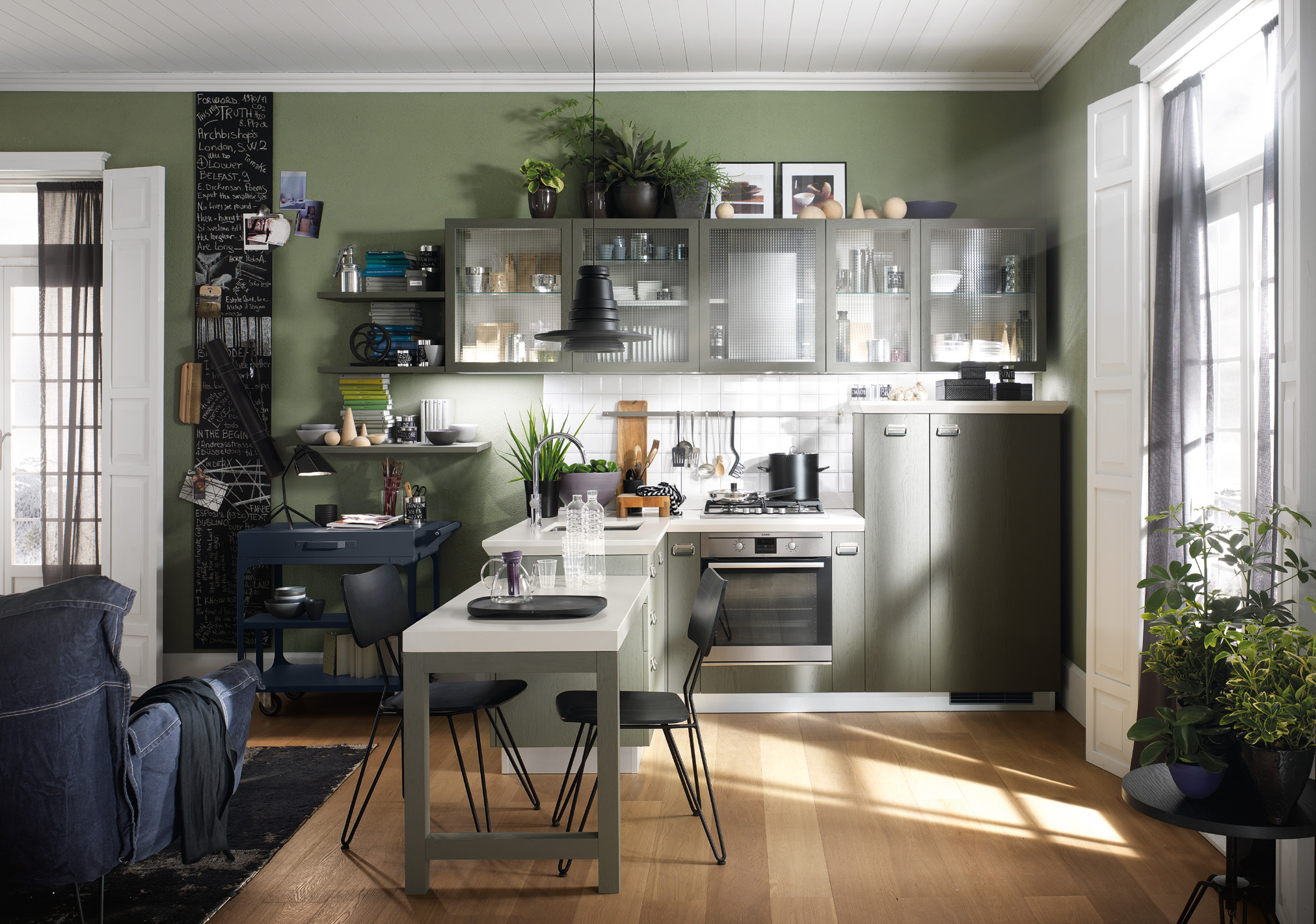 Кухня Diesel Social Kitchen от Scavolini