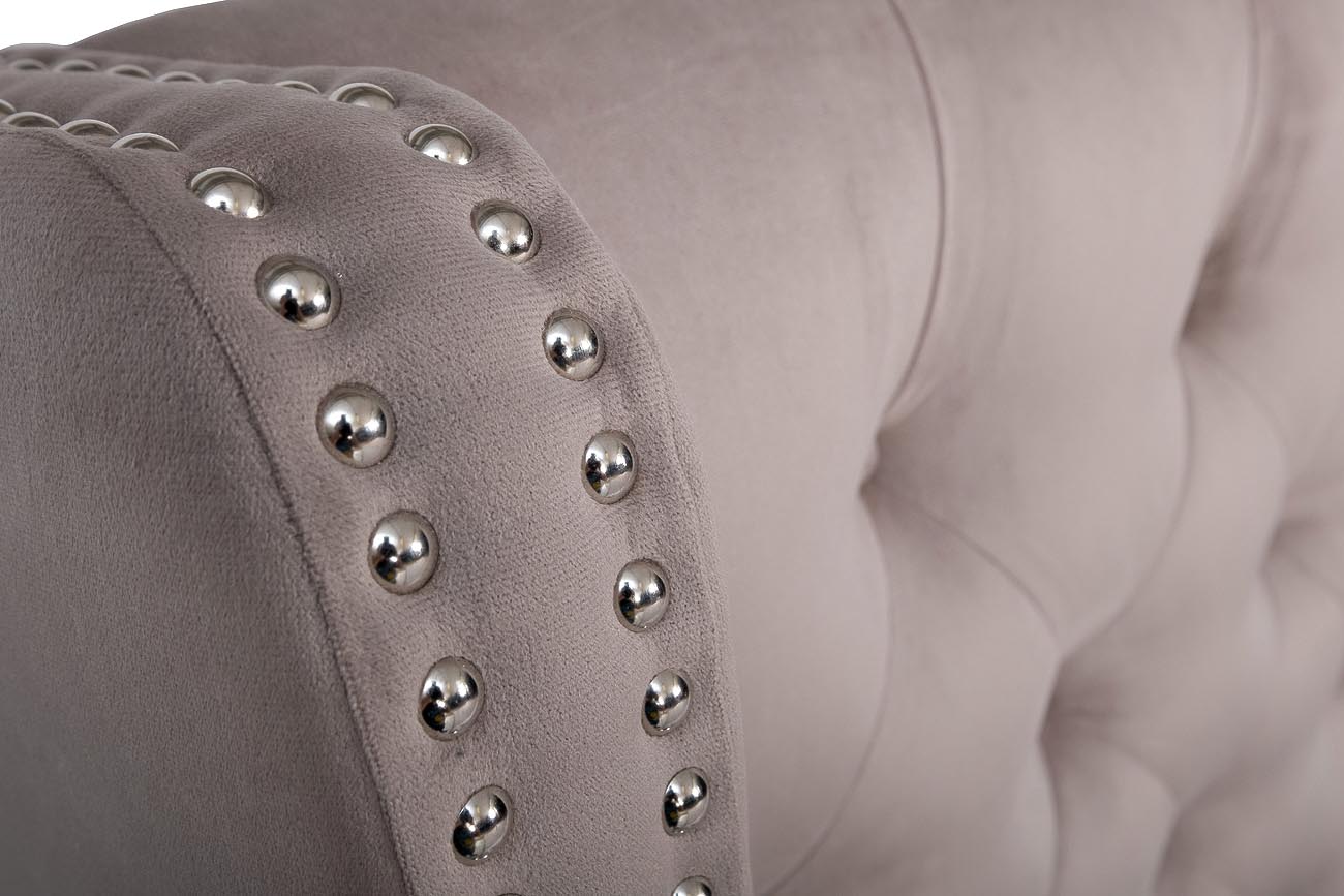 Кровать Louisiana с механизмом велюр серый 