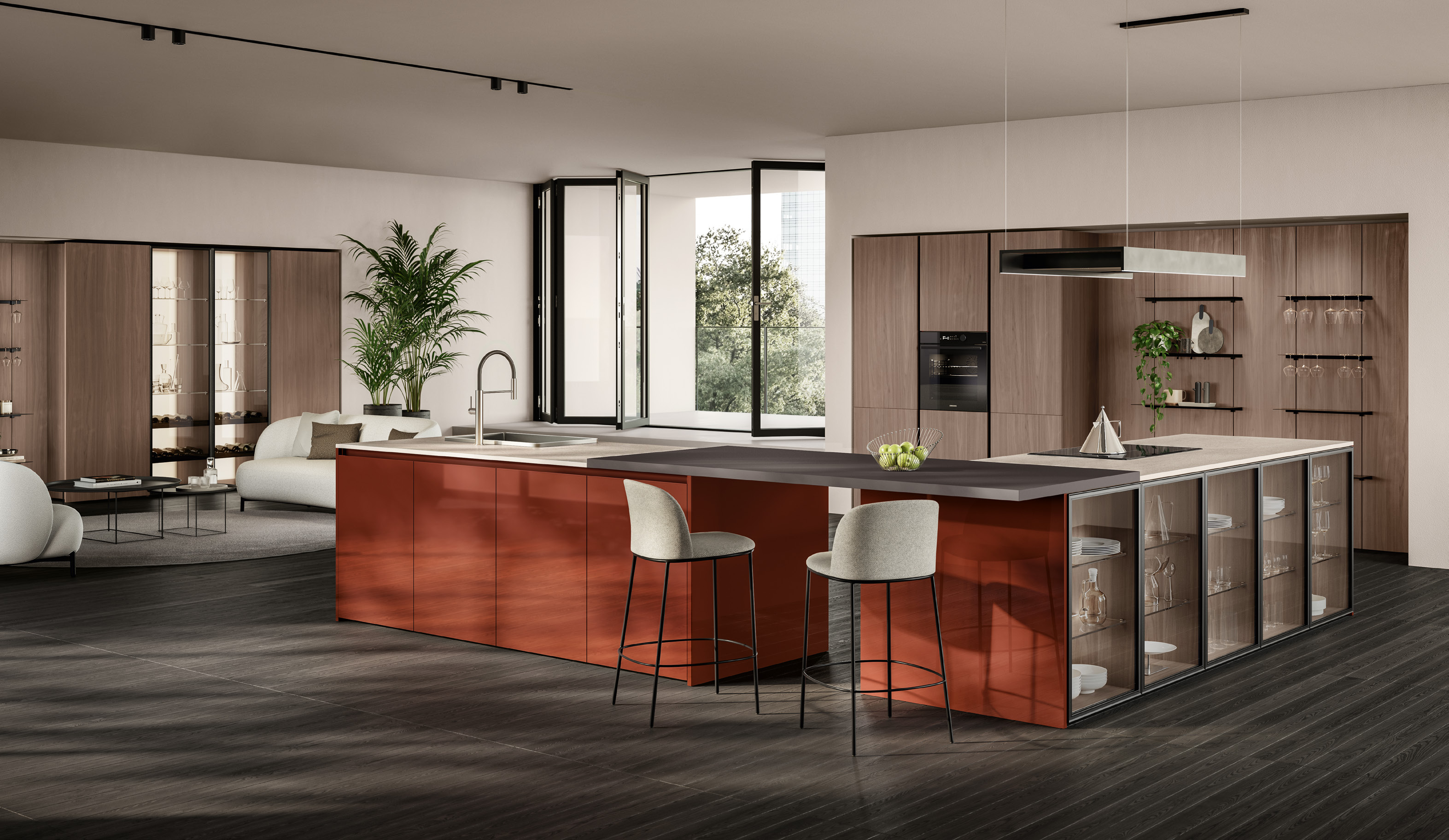 Кухня Essenza Италия Scavolini
