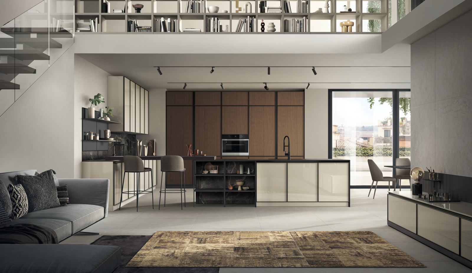 Кухня Jeometrica Италия Scavolini