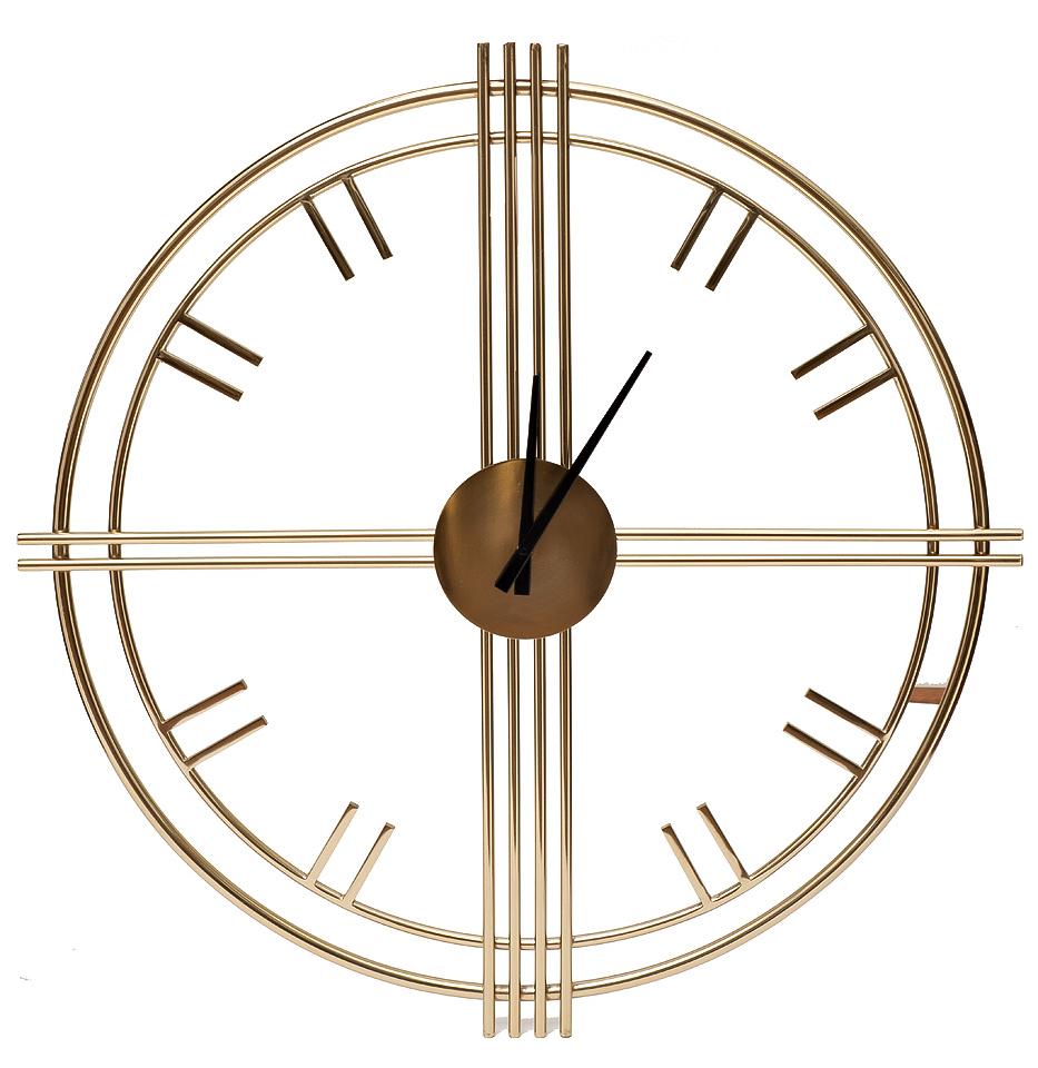 ЧАСЫ НАСТЕННЫЕ ЗОЛОТЫЕ 79MAL-5870-76