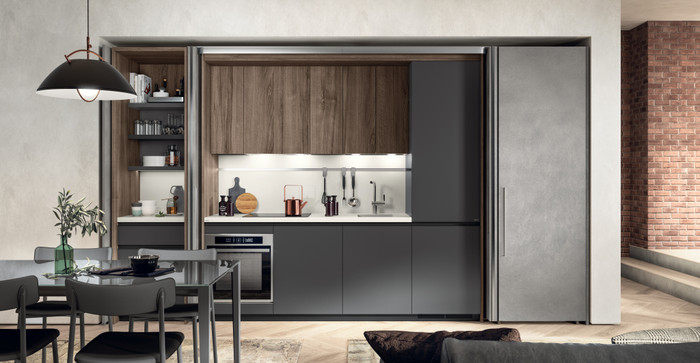 Современная кухня на заказ недорого Boxi Scavolini