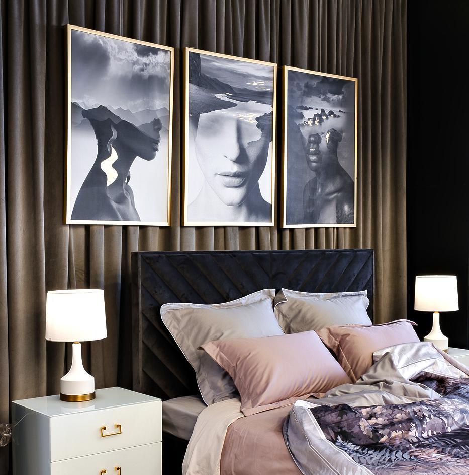 Холст "Mystique-1"  золотая поталь 89VOR-MYSTIQUE1