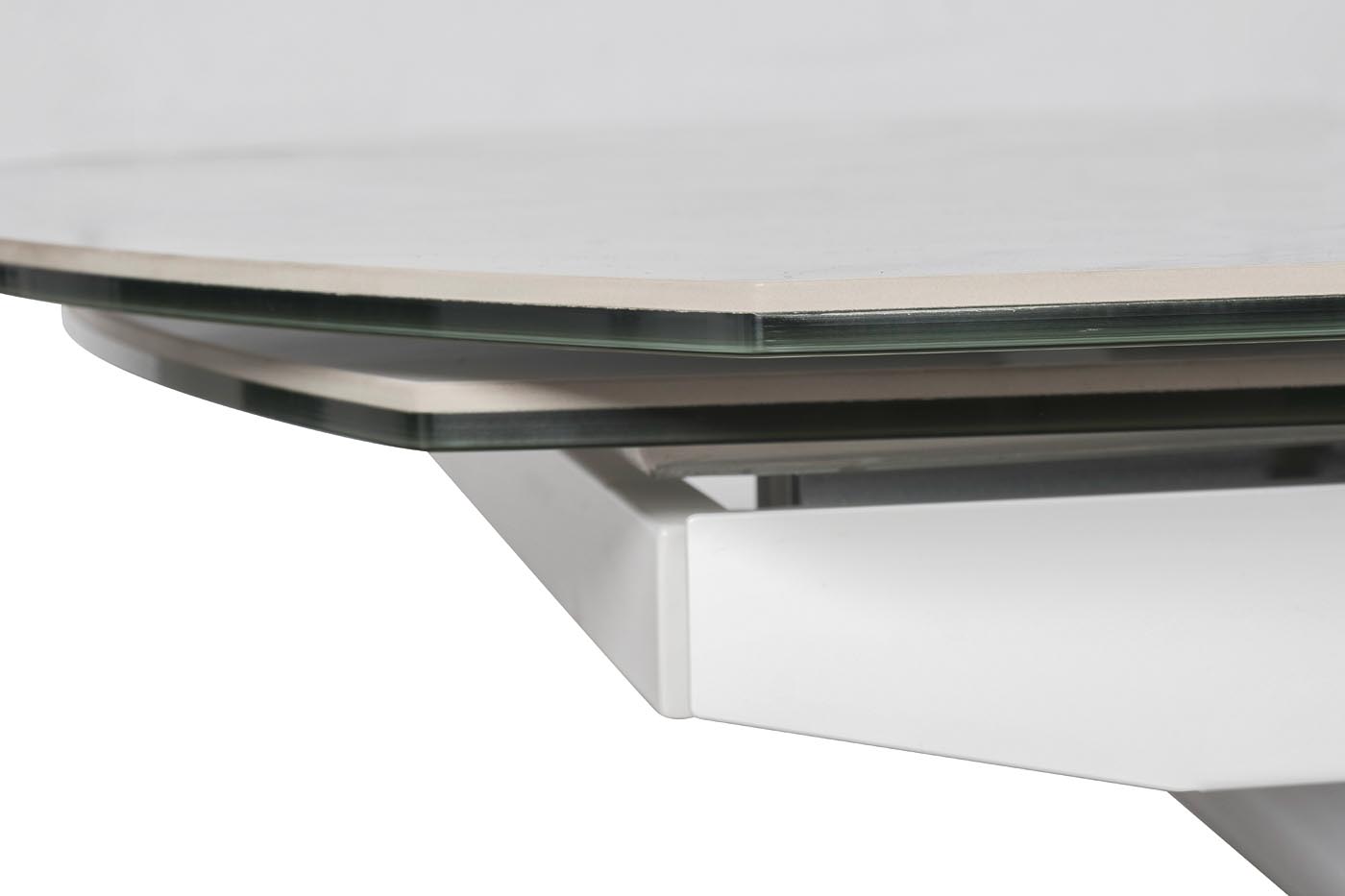 Стол обеденный раскл.керам.белый 83MC-1957DT BEL