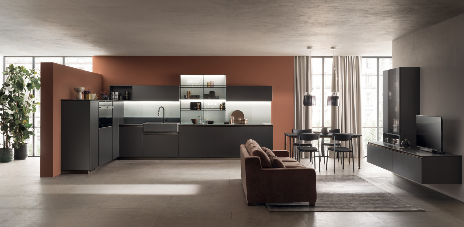 Кухня DeLinea Италия Scavolini