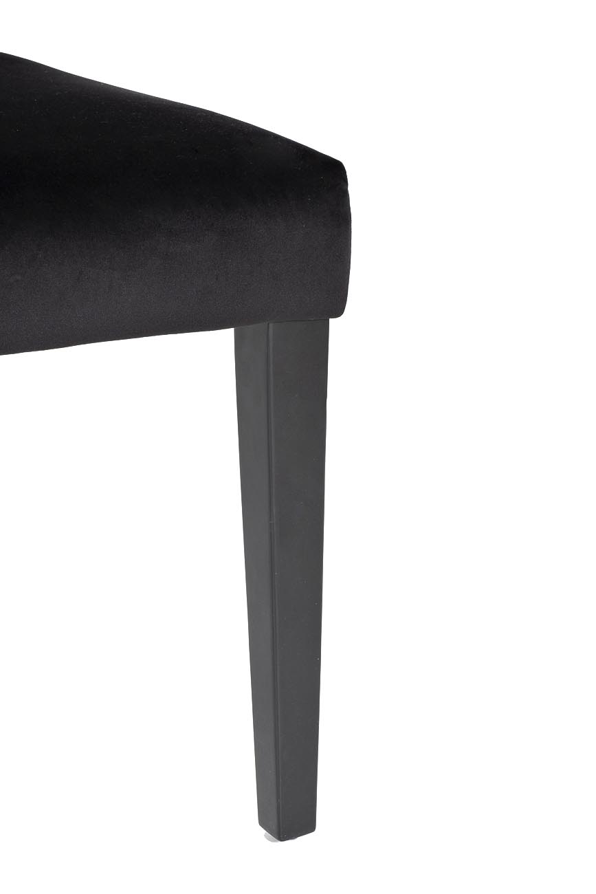 Стул велюр черный с кольцом 597-2K-ЧЕРНЫЙ-Riv100