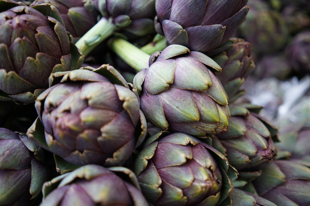 Постер «Артишоки» 70*100см, багет серебряный