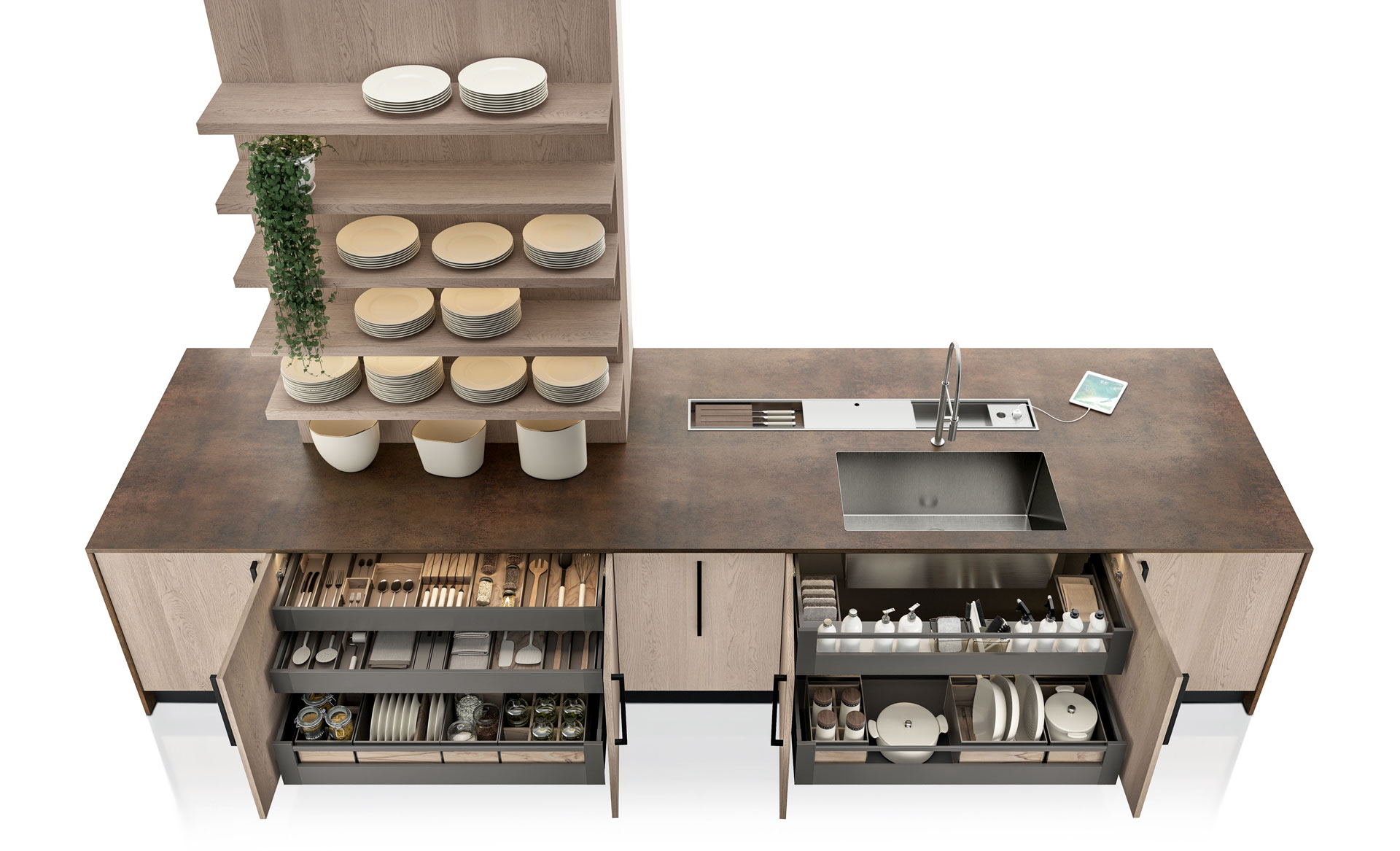 Кухни Clover Италия LUBE cucine