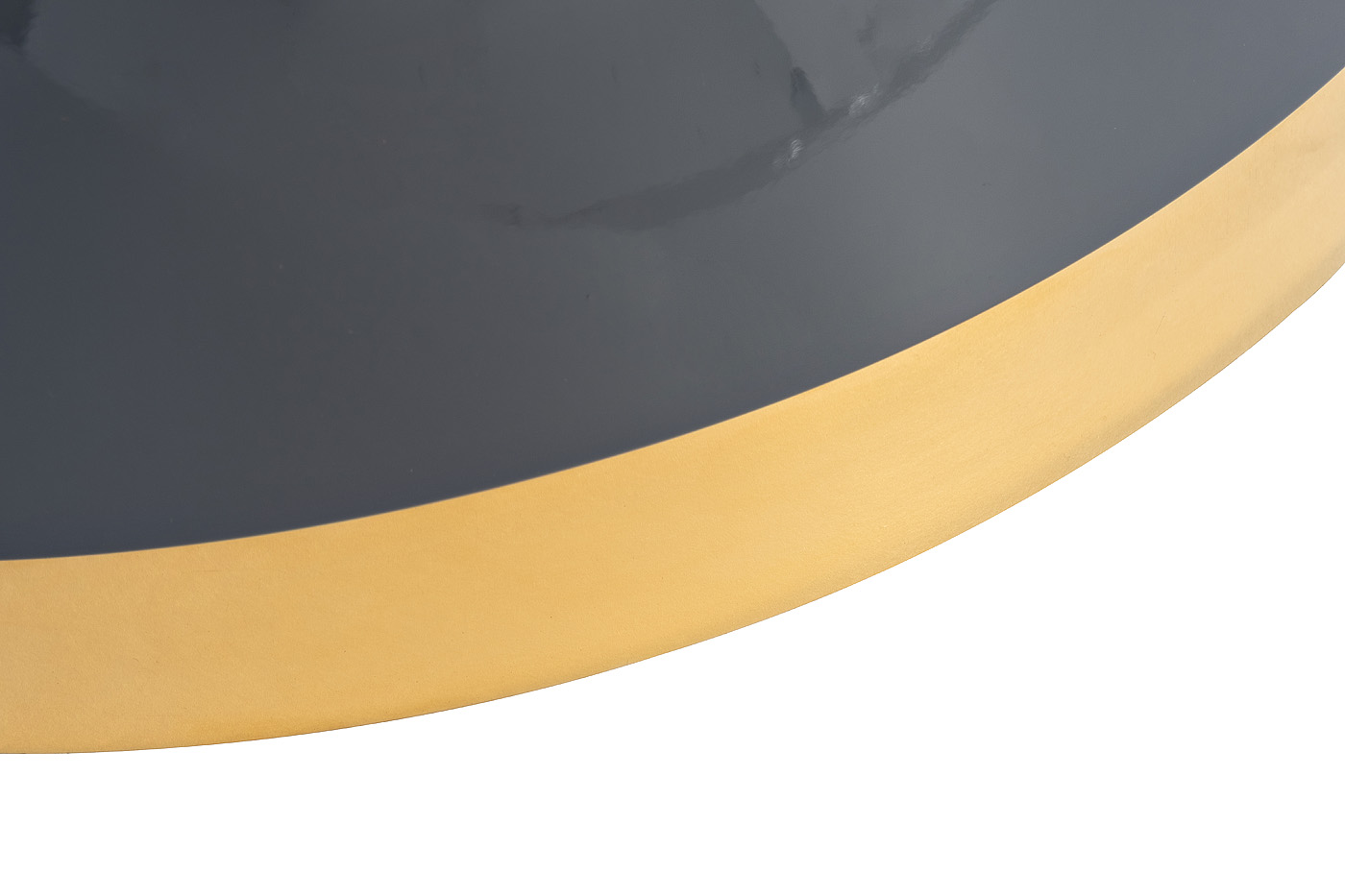 Стол обеденный круглый белый со стеклом 30F-1368-1