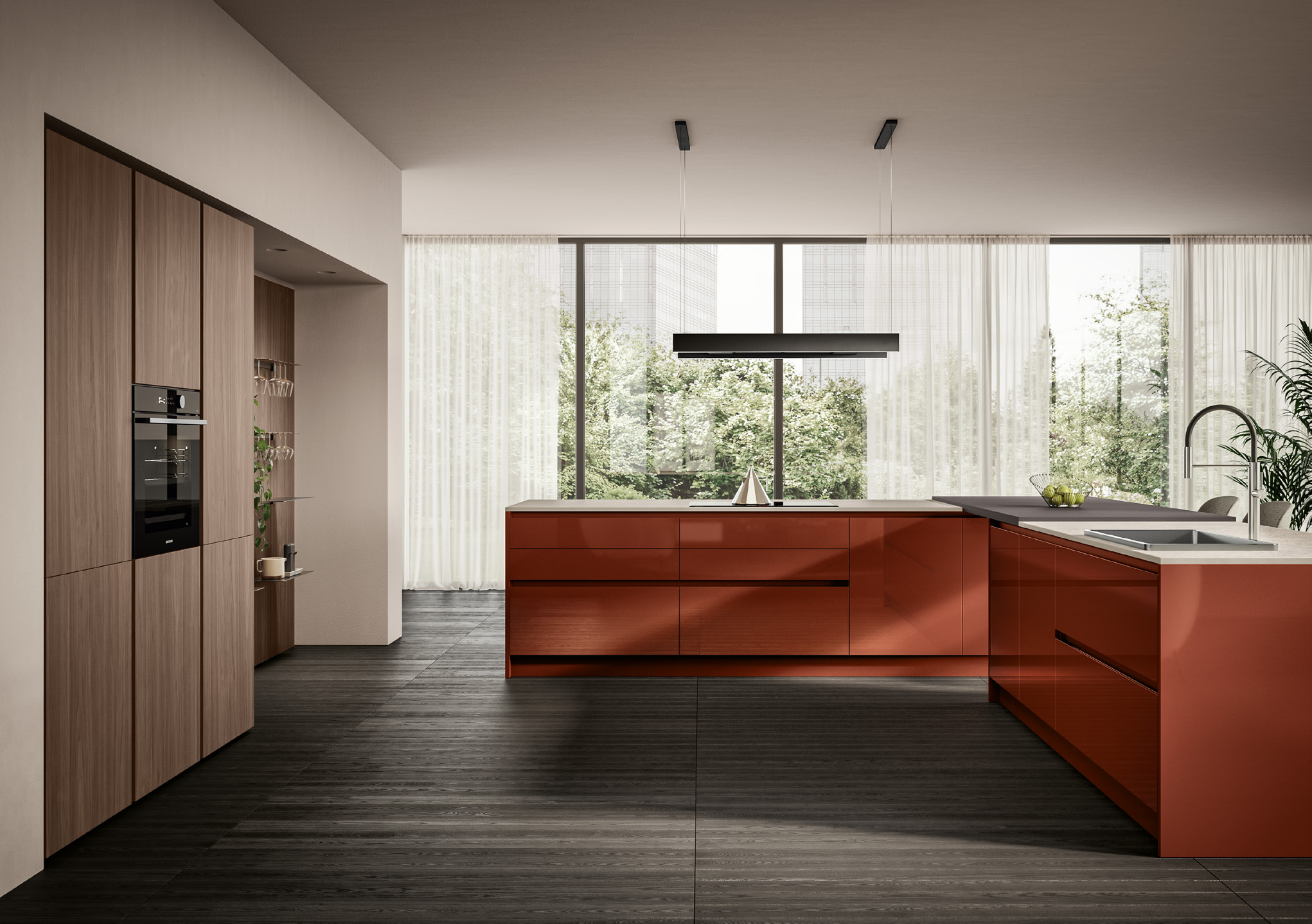 Кухня Essenza Италия Scavolini