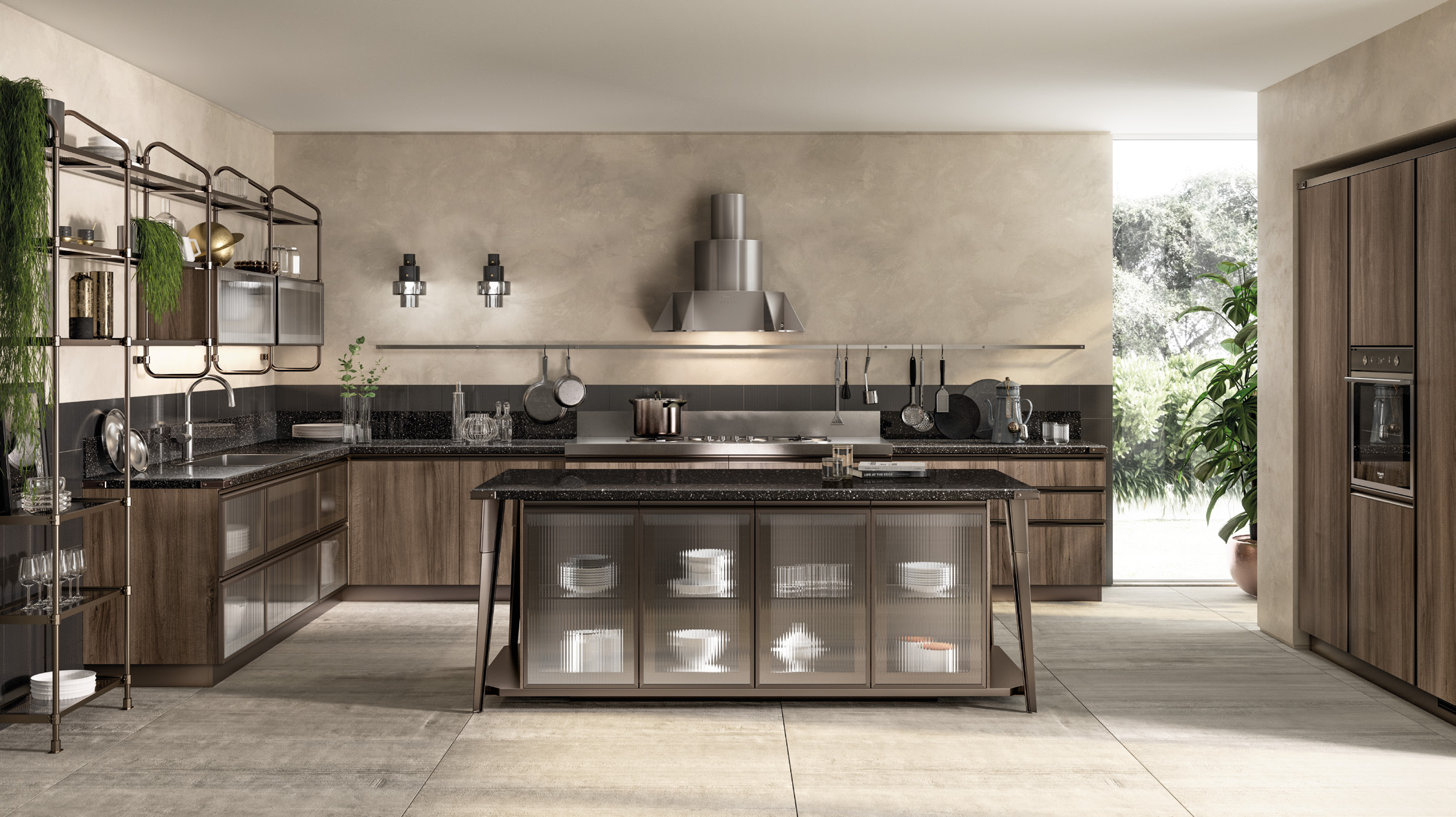 Кухня Diesel Open Workshop от Scavolini Италия