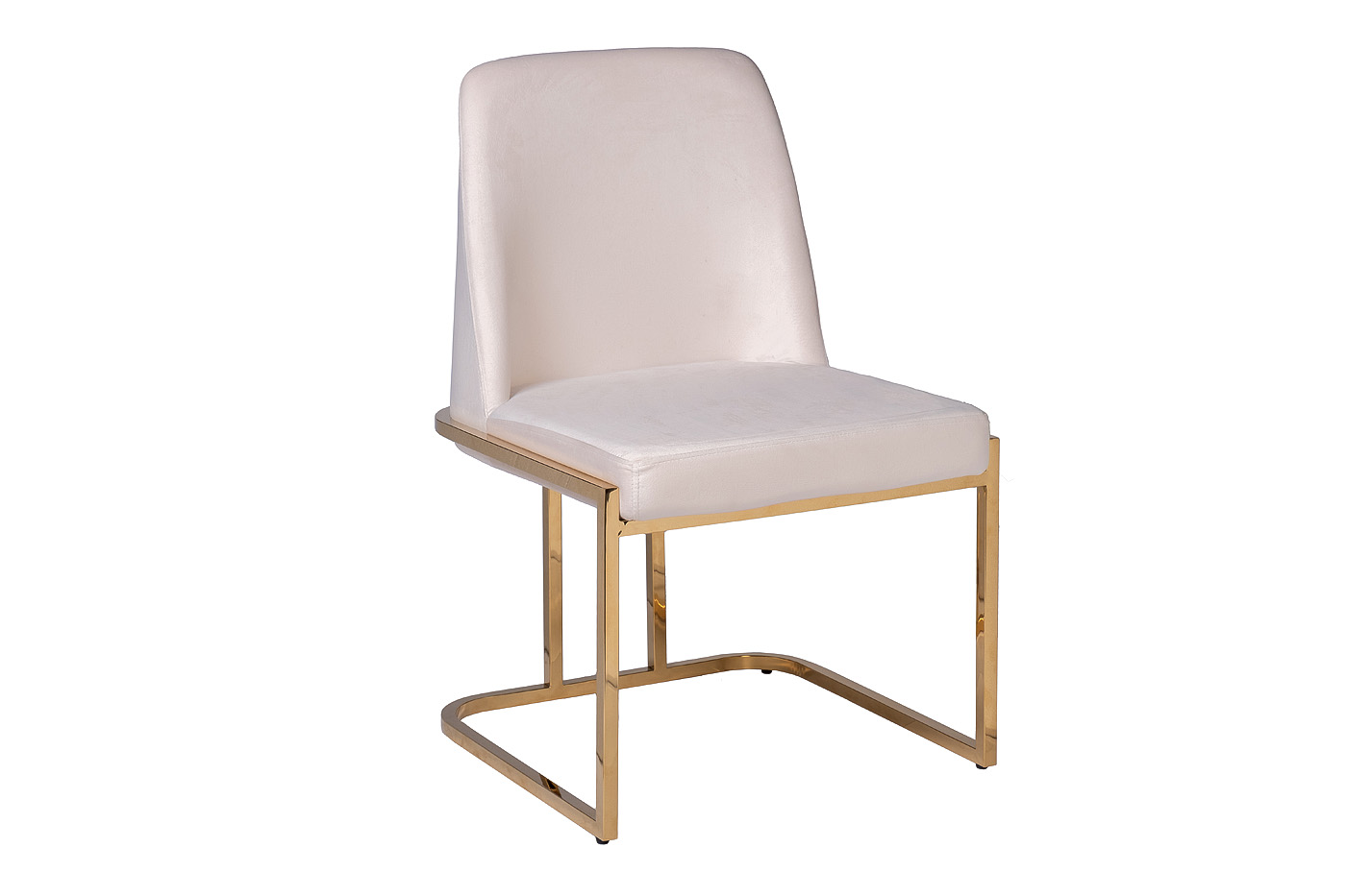 Стул велюр кремовый/золото GY-DC8365GOLD-CR