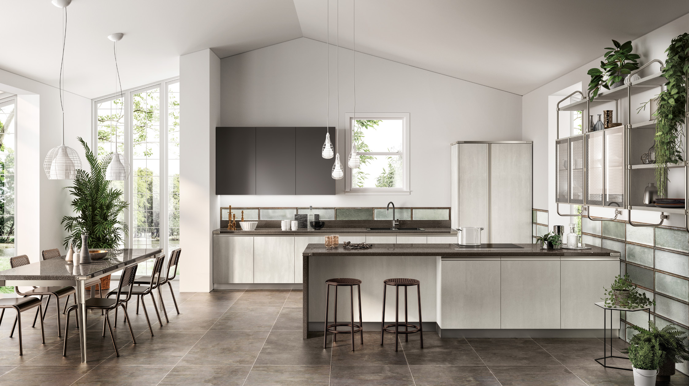 Кухня Diesel Open Workshop от Scavolini Италия