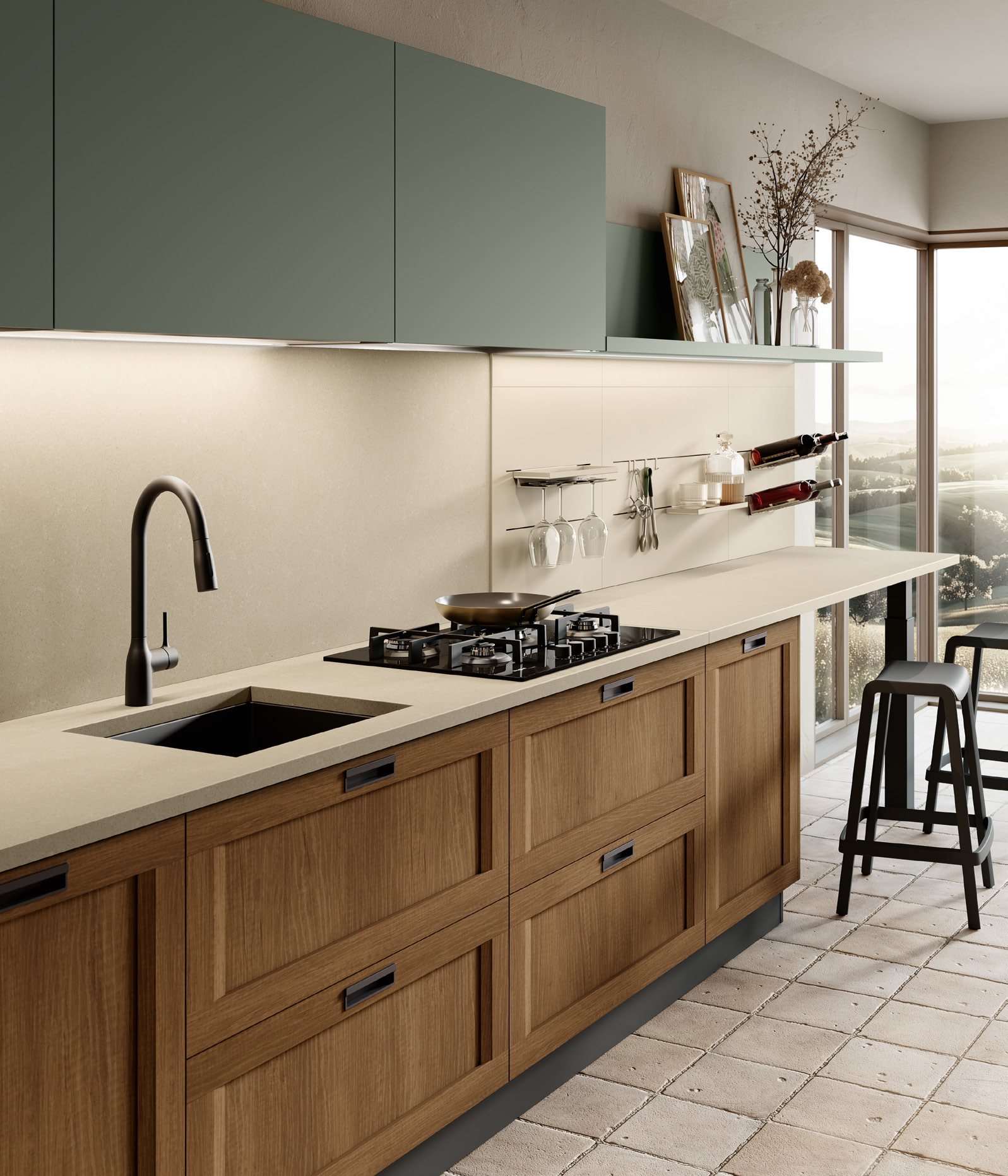 Кухня Moda Италия Scavolini