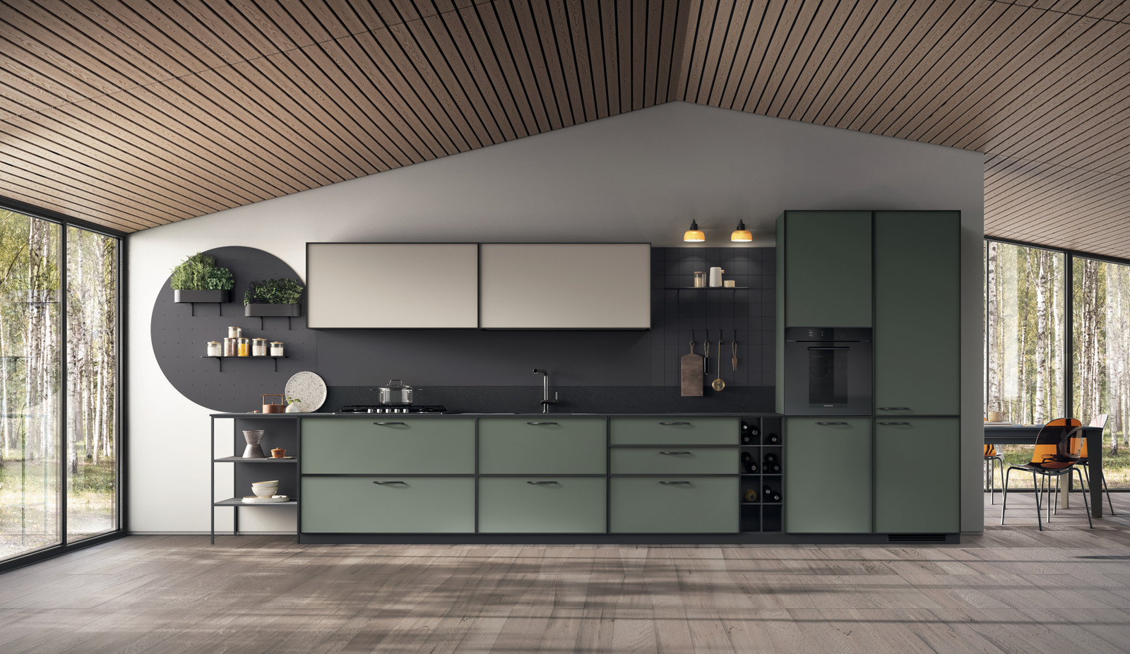 Кухня Jeometrica Италия Scavolini