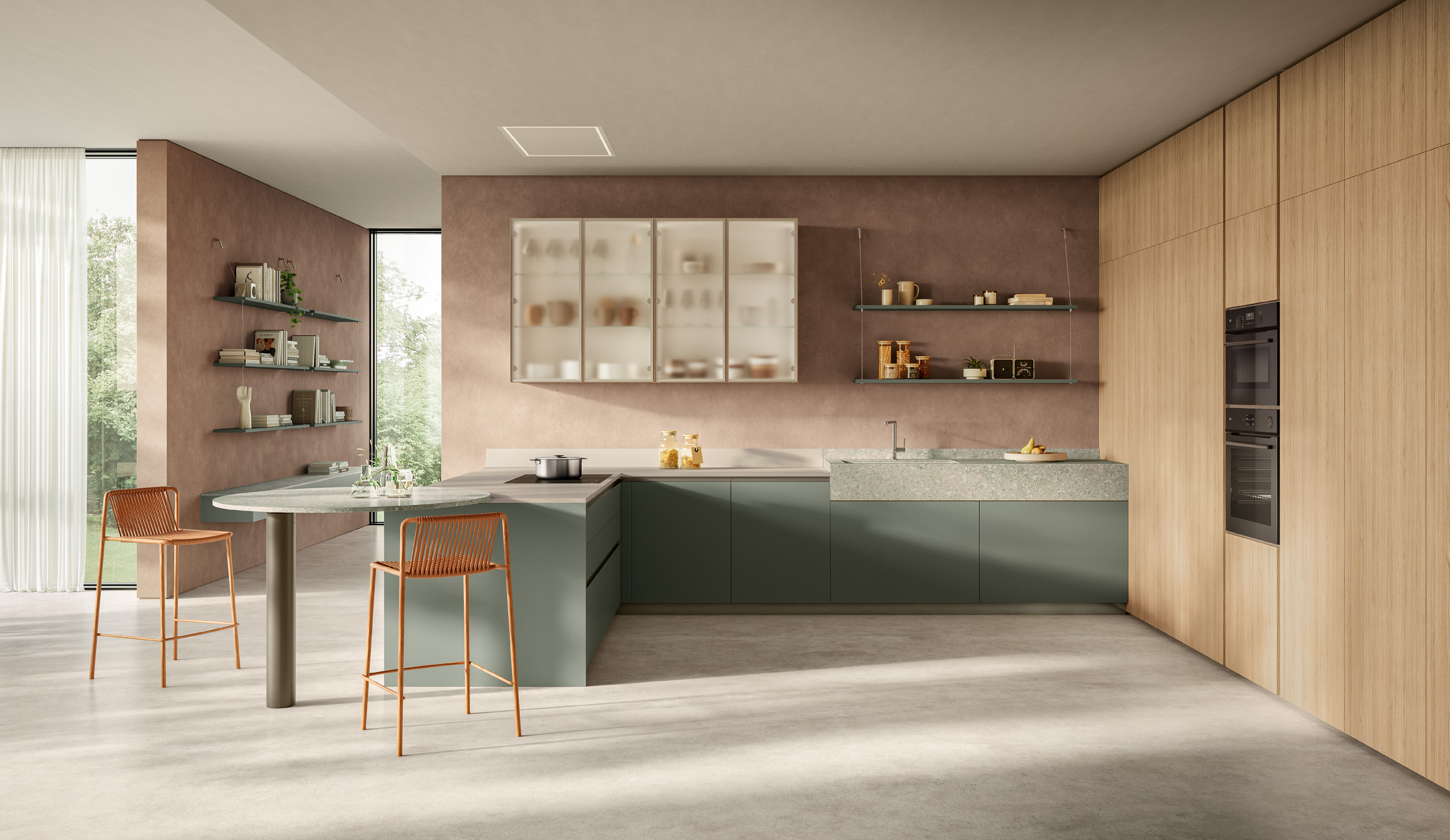 Кухня Essenza Италия Scavolini