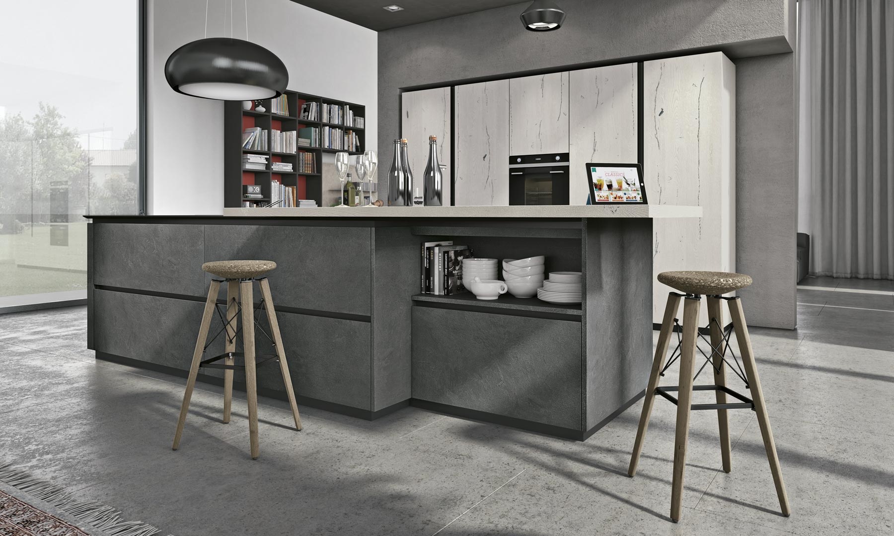 Кухня Oltre Италия LUBE cucine