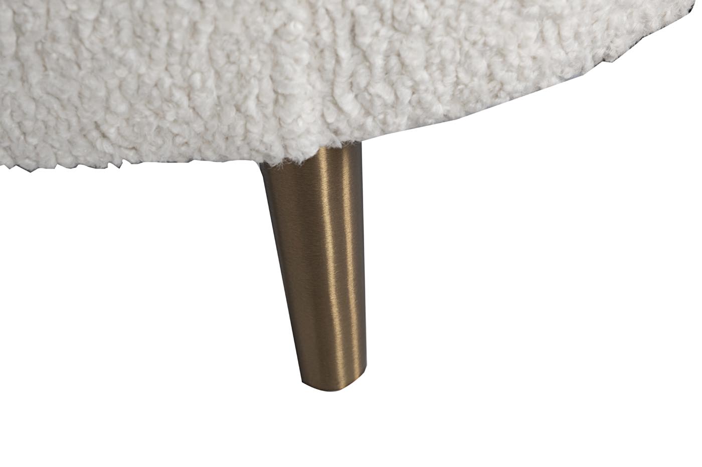 ДИВАН ДВУХМЕСТНЫЙ КРЕМОВЫЙ (ИСКУССТВЕННЫЙ КАРАКУЛЬ) 48MY-1289-L CRE