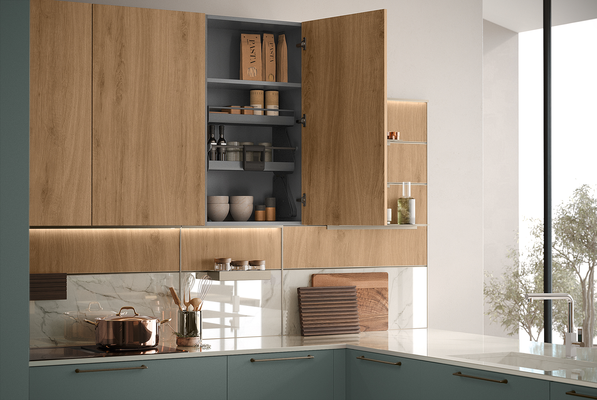 Итальянская Кухня на Заказ Immagina фабрики Lube Cucine 