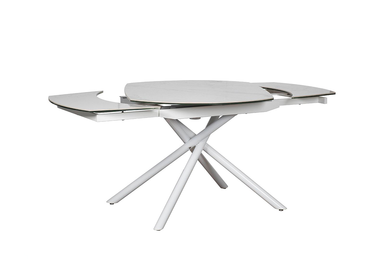 Стол обеденный раскл.керам.белый 83MC-1957DT BEL