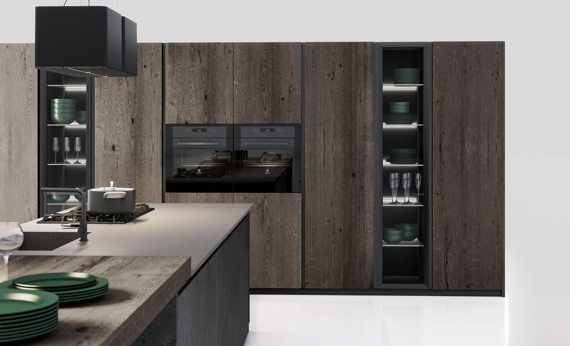 Кухня Oltre Италия LUBE cucine