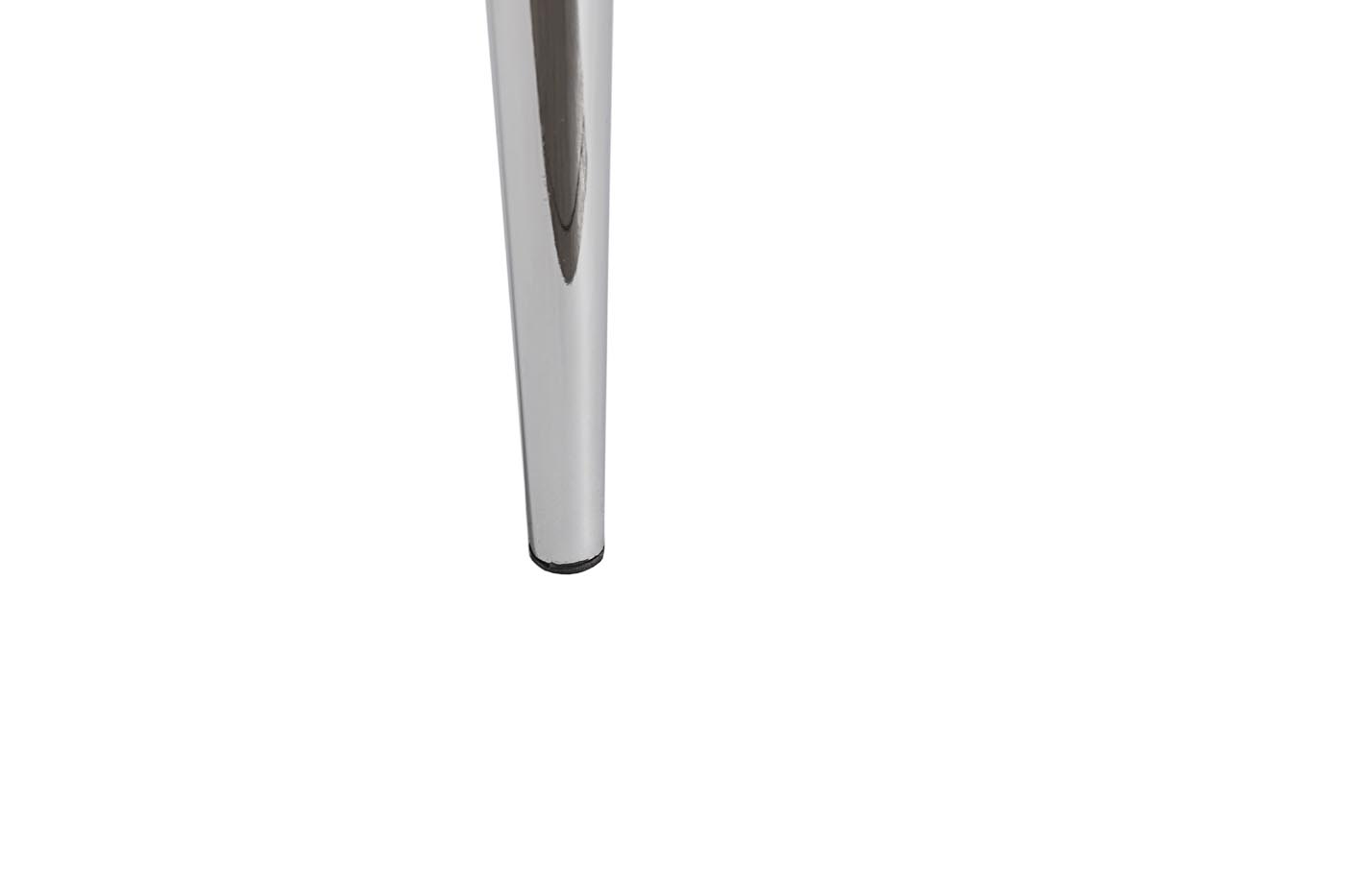 Стул велюр темно-синий/хром 53*62*83см